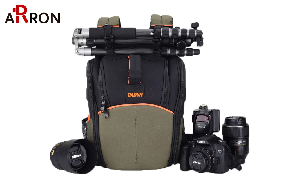 CADeN K5 рюкзак большой емкости сумка для камеры водонепроницаемый чехол Nikon D4 D700 D800
