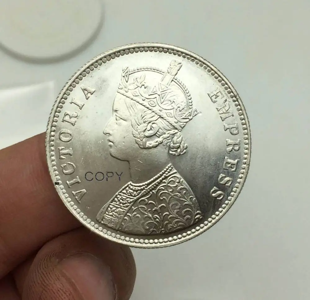Индийские Монеты 1901 одна рупия Виктория Импресса копия монеты | Дом и сад