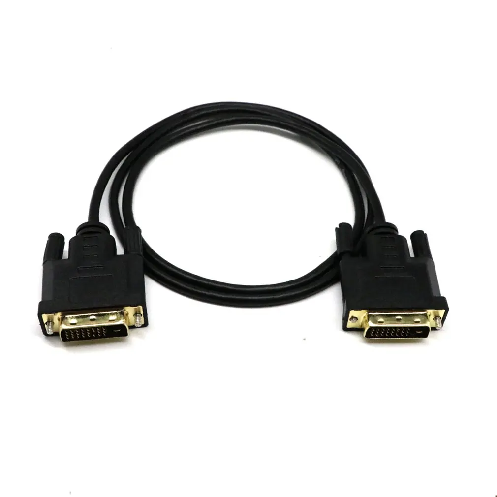 Офис DVI 24+ 1 Pin DVI цифровой видео Dual Link Удлинительный кабель со штыревыми соединителями на обоих концах для подключения к USB кабель конвертер адаптер 0,3/1/2/3 м