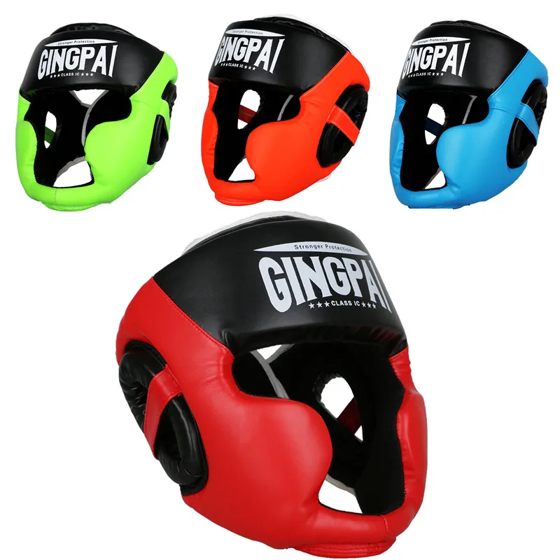 New High Qualit Boxing Helmet Red Blue adult Children MMA training head
