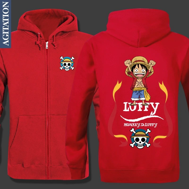Original Design Fleece Jacket Hoodies Anorak Velvet Sport Coat One Piece Op Monkey D Luffy Long Sleeve Boutique Leisure Anime Coat Mink Hoodies And T Shirtscoat Apron Aliexpress