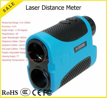 

laser distance meter Rushed Range Finder Laser Tape Measure 1500 M Laser Rangefinder Distance Meter Rz1500 trena laser