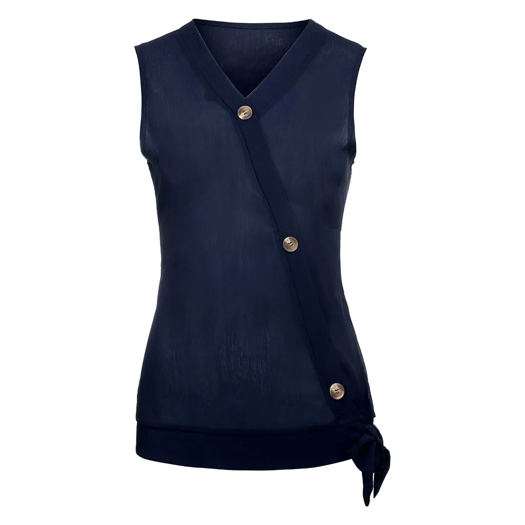 Vestidos verao, женская шифоновая блузка с коротким рукавом и v-образным вырезом, с завязками на пуговицах спереди, блузка, топы, блузка, женская рубашка
