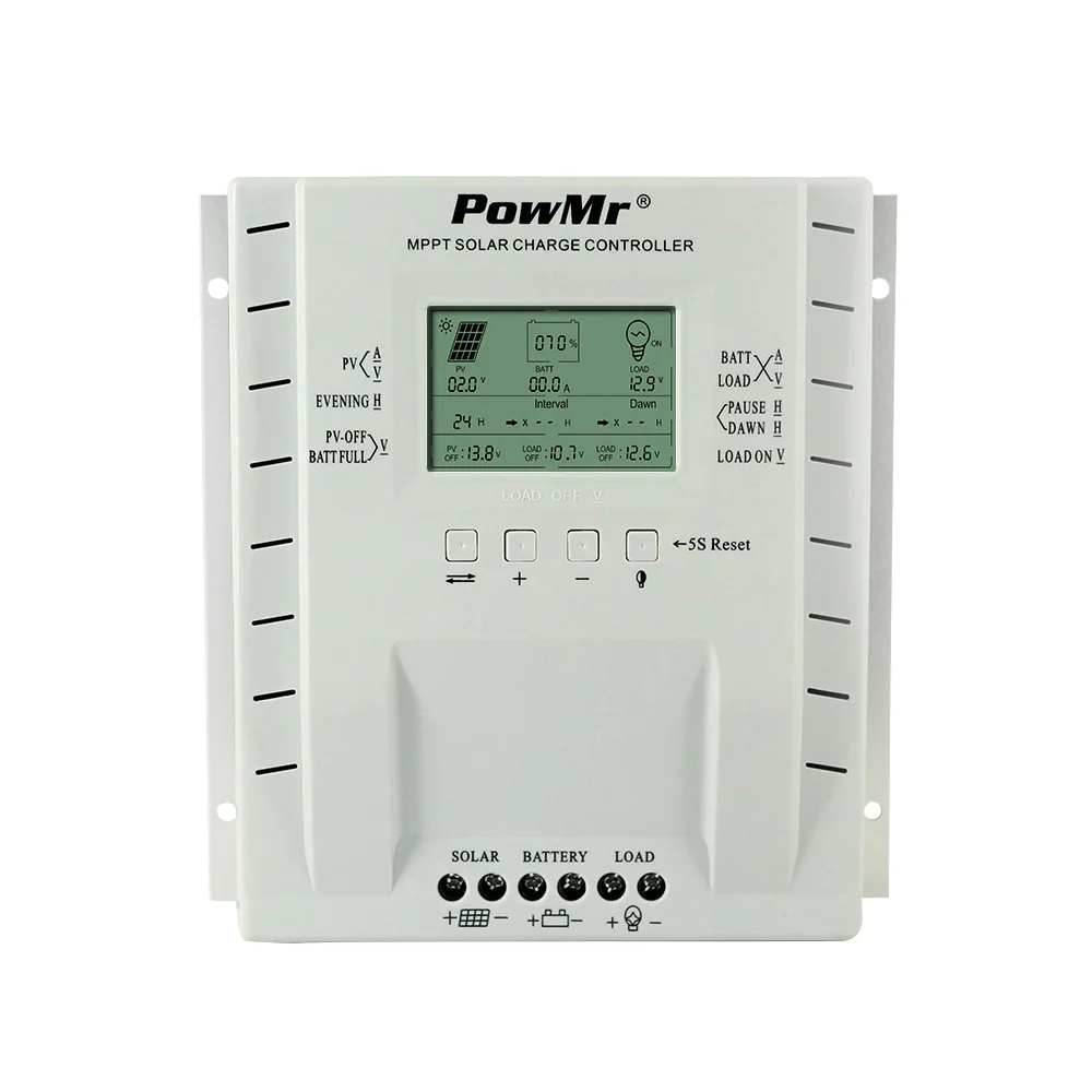 

30A 40A solar charge and discharge controller MPPT 12V/24V dual USB mobile phone charging intelligent control