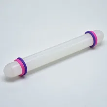 50 шт. белый 23 см антипригарная скользящая скалка для помадки помадка торт тесто ролик украшения трафарет для выпечки инструмент для выпечки ZA5637