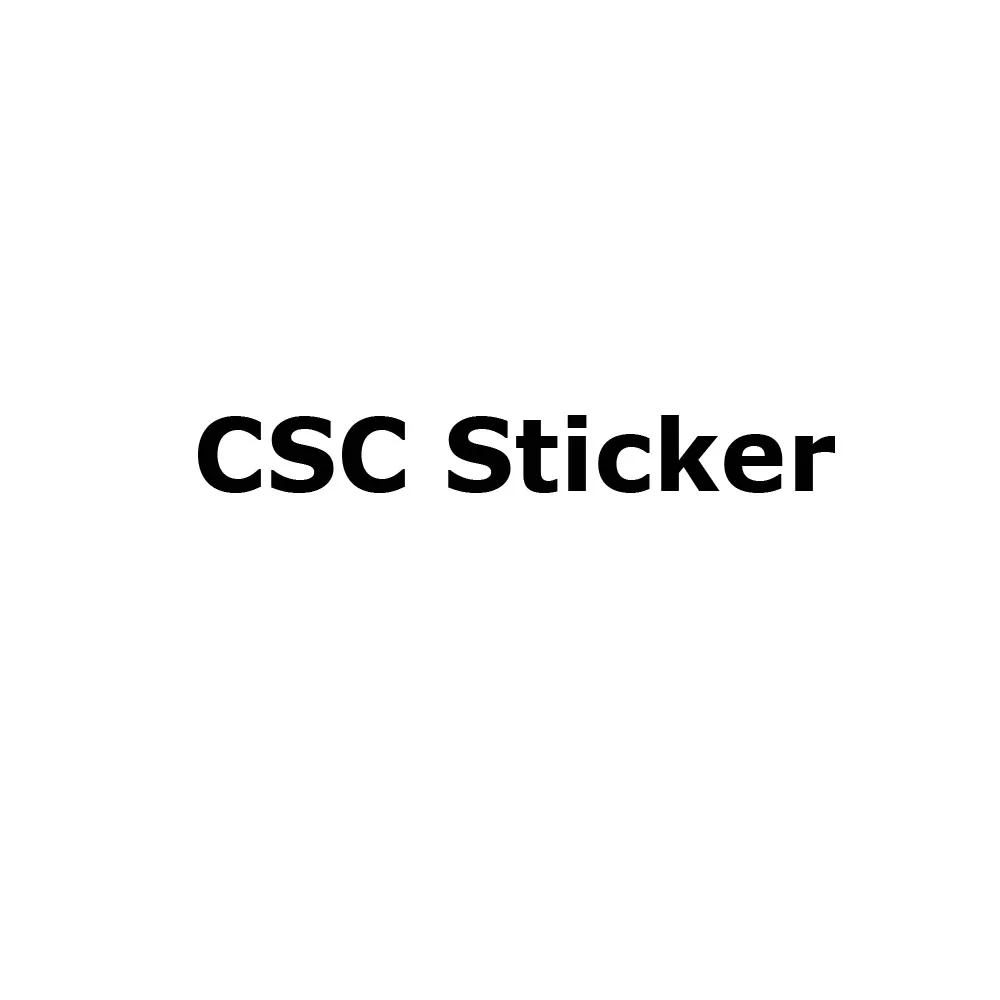 

CSC Sticker for Bike carbon Wheels