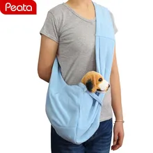Hands-free Двусторонняя маленькая собака кошка слинг Перевозчик Сумка вместительная сумка для путешествий мягкая удобная двухсторонняя сумка через плечо сумка для переноски Y
