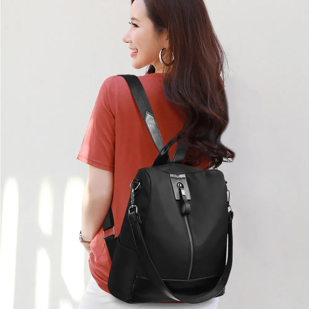 

OCARDIAN Bag Oxford genuine Women Backpack Waterproof Stitching School fashion Bag Large Capacity Travel Backpack dropship mar20