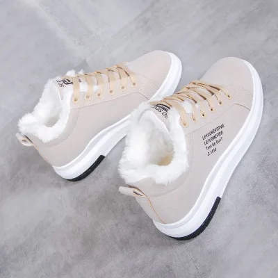 Baskets Black Pour Maille beige Feminino Femmes Marche Tenis Velours Épais Femme Respirante Chaude Shoes2019 Mode Décontractées Plus Chaussures De Dames Lumière brown 6gqHO