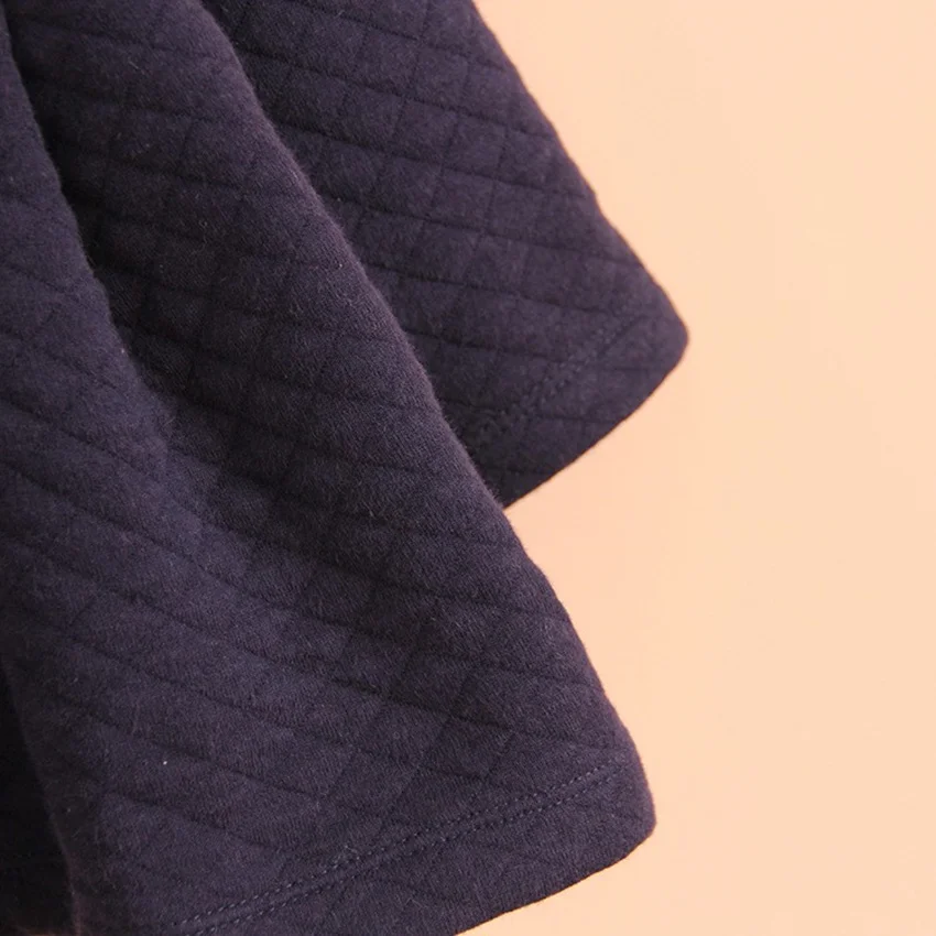 Осенне весеннее хлопковое пальто с длинным рукавом для девочек красного и синего