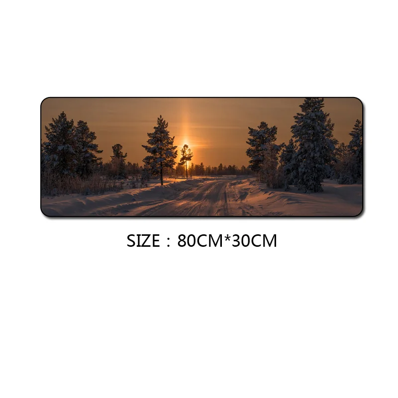FFFAS 80X30 см природа закат коврик для мыши большой ноутбук компьютер ПК клавиатура и коврик для мыши лазерная печать Высокая эффективность противоскользящая - Цвет: Model I