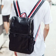 2016 neue winter herren casual persönlichkeit trend der Koreanischen band interne abstand reißverschluss rucksack schultern kostenloser versand