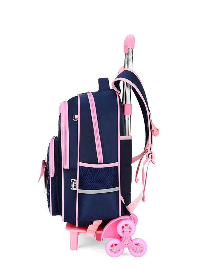 Crianças meninos meninas Mochila Carrinho de Bagagem