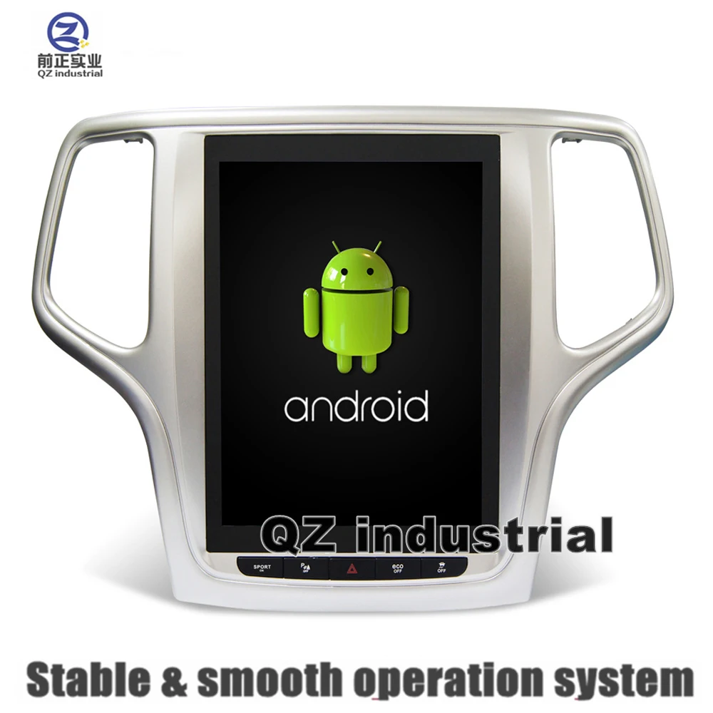 Cheap 10.4" Upright Huge Screen Android 4.4 T3 2G 32G for Jeep grand Cherokee 2015-2017 Car DVD Player with 3G 4G WIFI GPS Map Radio 1