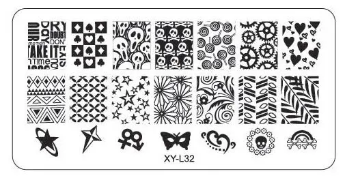 

1PC 12*6cm Lace Flower Animal Nail Stamping Plates Image Plastic Nail Art Manicure Templates Stencils Salon Beauty Polish Tools