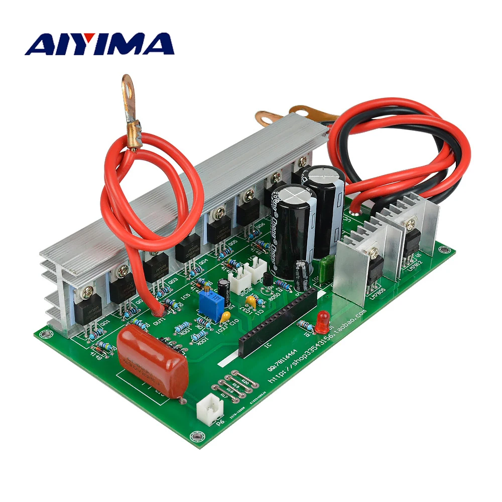 

SUNYIMA 1000W 12V-24V To AC220V Pure Sine Wave Power Frequency Inverter Board Pure Sine Wave Booster Module