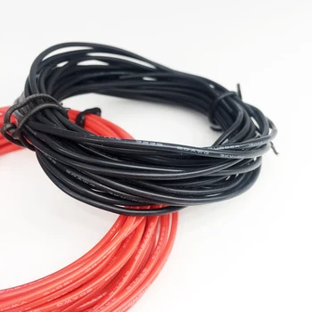 

2X3 Meters 20 AWG Tinned copper silicone Rubber wire High Temperature insulated Electrical Extend Cable