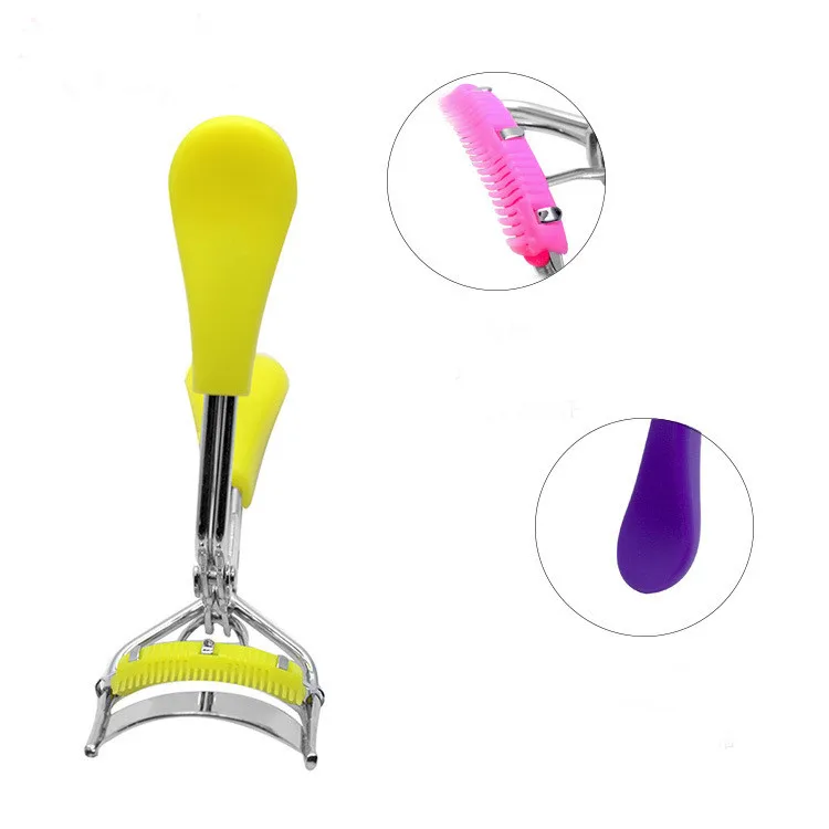 eye lash curler with comb