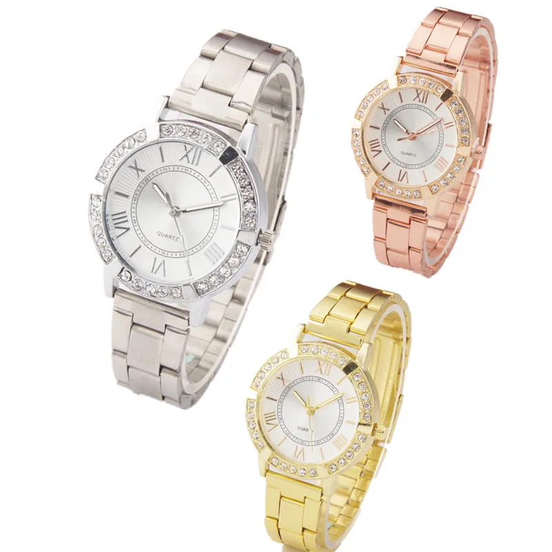 

Luxury Women Watch Famous Brand Gold Fashion Crystal Design Bracelet Watches Ladies Women Wrist Watches Clock Relogio Feminino