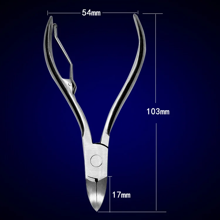 Профессиональные ножницы для ногтей дизайн узелков ножницы для кутикулы Триммер вросшего ногтя резак гладкая ручка
