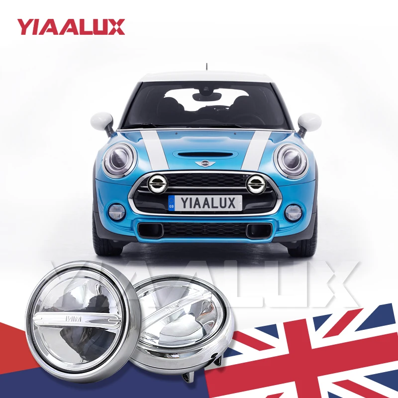 

Chrome Finish LED Rally Driving Lights For MINI Cooper LED Front bumper lights -YIAALUX
