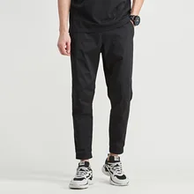 361 мужские тренировочные брюки для тренировок 97% хлопок 3% спандекс обычный фитнес Комфорт Спорт пот брюки 651929710