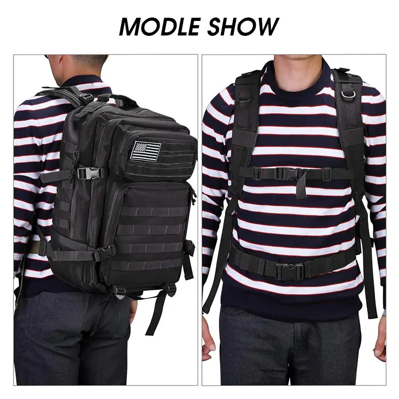  50L 3P Military Bag Army Tactical Outdoor Camping Men's Military Tactical Backpack Oxford for Cycli