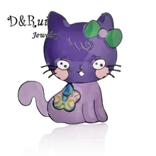 Cute Cat Brooches Enamel Alloy Animal Brooch Pin For Women Kids Girls Fashion Coat Dress Jewelry Accessories Wedding Gifts frogs brooches for women accessories green enamel pin metal animal enamel rhinestone brooch cute kids pin fashion karl jewelry