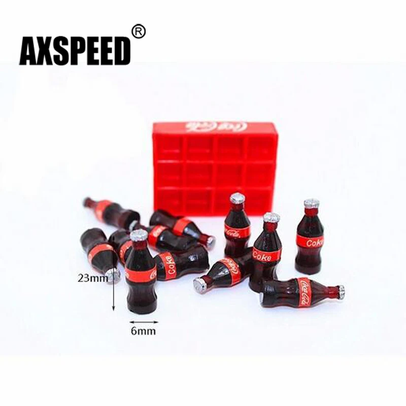 

1:10 RC Accessories Rock Crawler Car Mini Coke Bottles RC Model Toy For Axial Wraith SCX10 TAMIYA CC01 D90 RC Truck Car