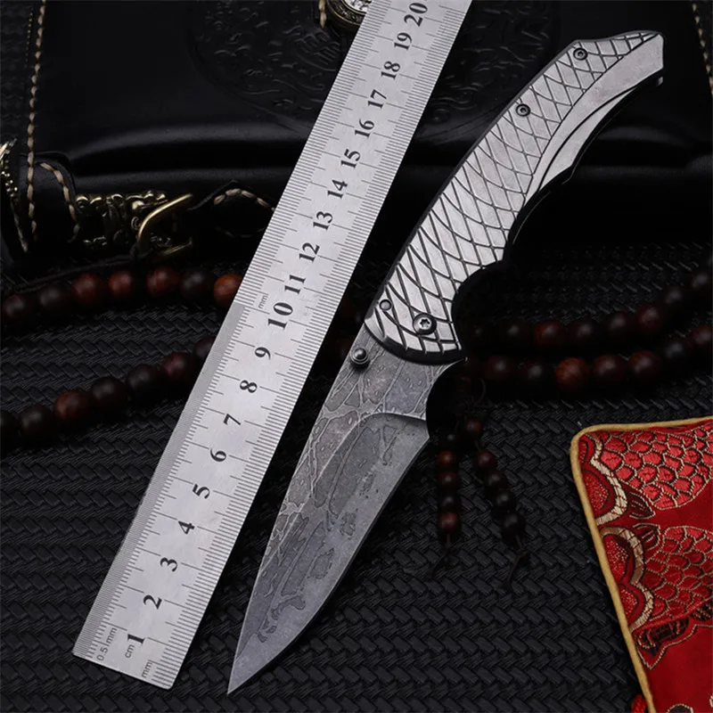 Outdoor folding knife self-defense wilderness survival with high hardness knife wild fruit knife fish scales Outdoor folding knife self-defense wilderness survival with high hardness knife wild fruit knife fish scales