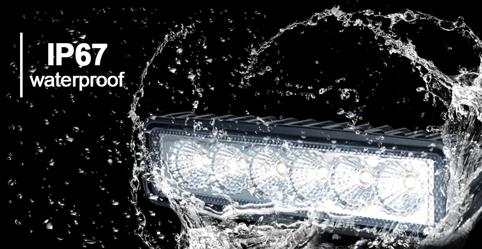 AcooSun 18W Led Working Light 1880LM Auto Truck Offroad Driving Lights DC12V 24V Car Flood Work Lamps IP67 Led Fog Lamp Off Road (8)