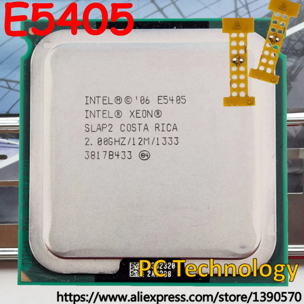 Оригинальный процессор Intel Xeon E5405 2 00 ГГц 12 МБ 1333 МГц LGA775 четырехъядерный