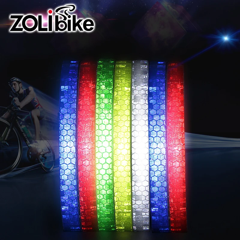ZOLibike 1000cm Bike Light Reflective Safety Warning Bicycle Equipment