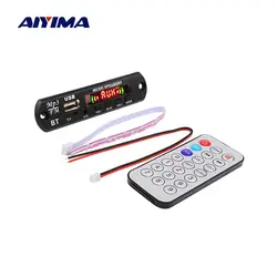 AIYIMA 12 в Bluetooth MP3 декодер цветной экран MP3 музыкальный плеер декодер доска USB TF FM радио AUX для автомобильных аксессуаров