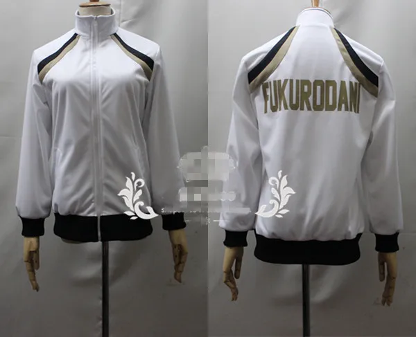 

[Customized] Anime Haikyuu Fukurodani Academy Volleyball Team Uniform Cosplay Clinquant Velvet Unisex Coat Free Shipping