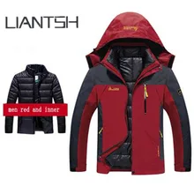 Мягкая оболочка Мужская Женская защита от ветра и влаги походные куртки, толстые зимние пальто для треккинга кемпинга лыжные уличные куртки распродажа
