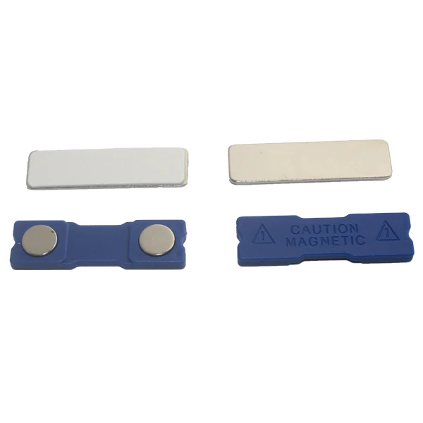 10pcs a set 45x13mm Blue strong magnetic ID Tag badge holder ndfeb Name Badge Magnets (2)