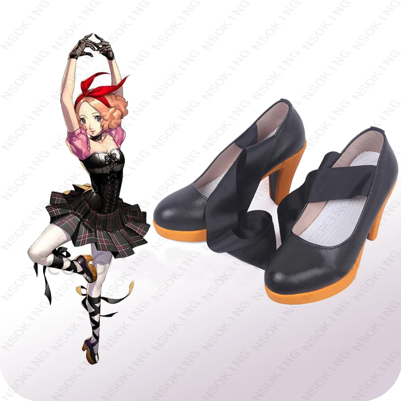 Nowa Persona 5 Tanczaca Gwiazda Noc Haru Okumura Cosplay Buty Anime Buty Wykonane Na Zamowienie Shoes Aliexpress
