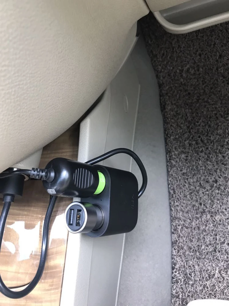 Original Xiaomi Roidmi 1 to 2 Car Cigarette Lighter Charger Adapter (29)