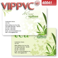 A40041 Бизнес визитная карточка для Пластик визитная карточка