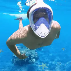 Маска для дайвинга, маска для подводного плавания с защитой от тумана, легкая дыхательная маска для плавания