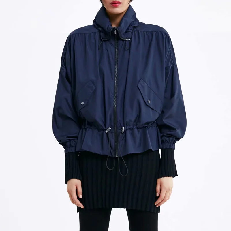 المرج شيك الربيع طباعة سترة النساء عارضة سحاب أكمام طويلة فضفاضة المرأة منفذها سترة معطف المرأة الخريف يبلي 2019 O798 المرج شيك الربيع طباعة سترة النساء عارضة سحاب أكمام طويلة فضفاضة المرأة منفذها سترة معطف المرأة الخريف يبلي 2019 O798