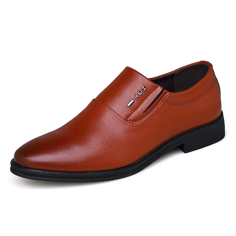BVNOBET/Мужские модельные туфли; брендовые дизайнерские лоферы; мужская деловая обувь из мягкой кожи; Свадебная обувь; Heren Schoenen - Цвет: Коричневый
