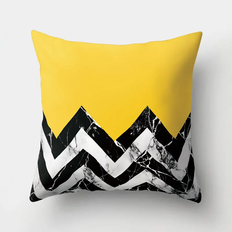 Geometric Printed Pillow Case Cover Square Decorative pillow set 45cm*45cm Polyester Pillowcase Home Decorative zara*women 1pcs