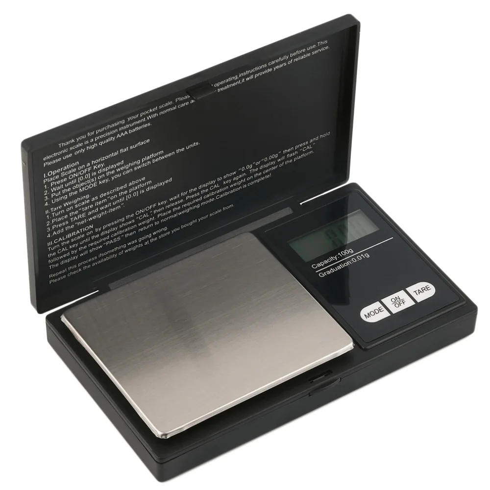 

2017 Mini 100g x 0.01g Electronic Jewelry Gold Gram Balance Gram Digital Pocket scale digital scales jewelry Hot Selling