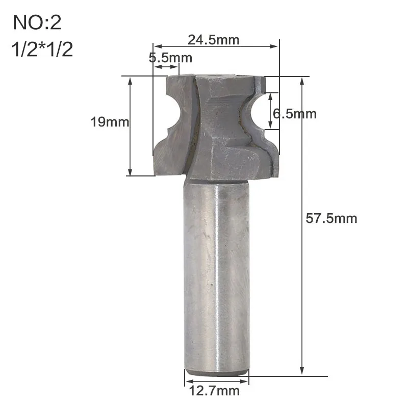 Инструмент для формования кромок Арден маршрутизатор бит 1/" хвостовик - Длина режущей кромки: NO2