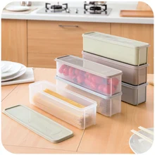 Newly Refrigerator Food Storage Box With Lid Plastic Drawer Crisper Kitchen Noodle Fruits Container TE889