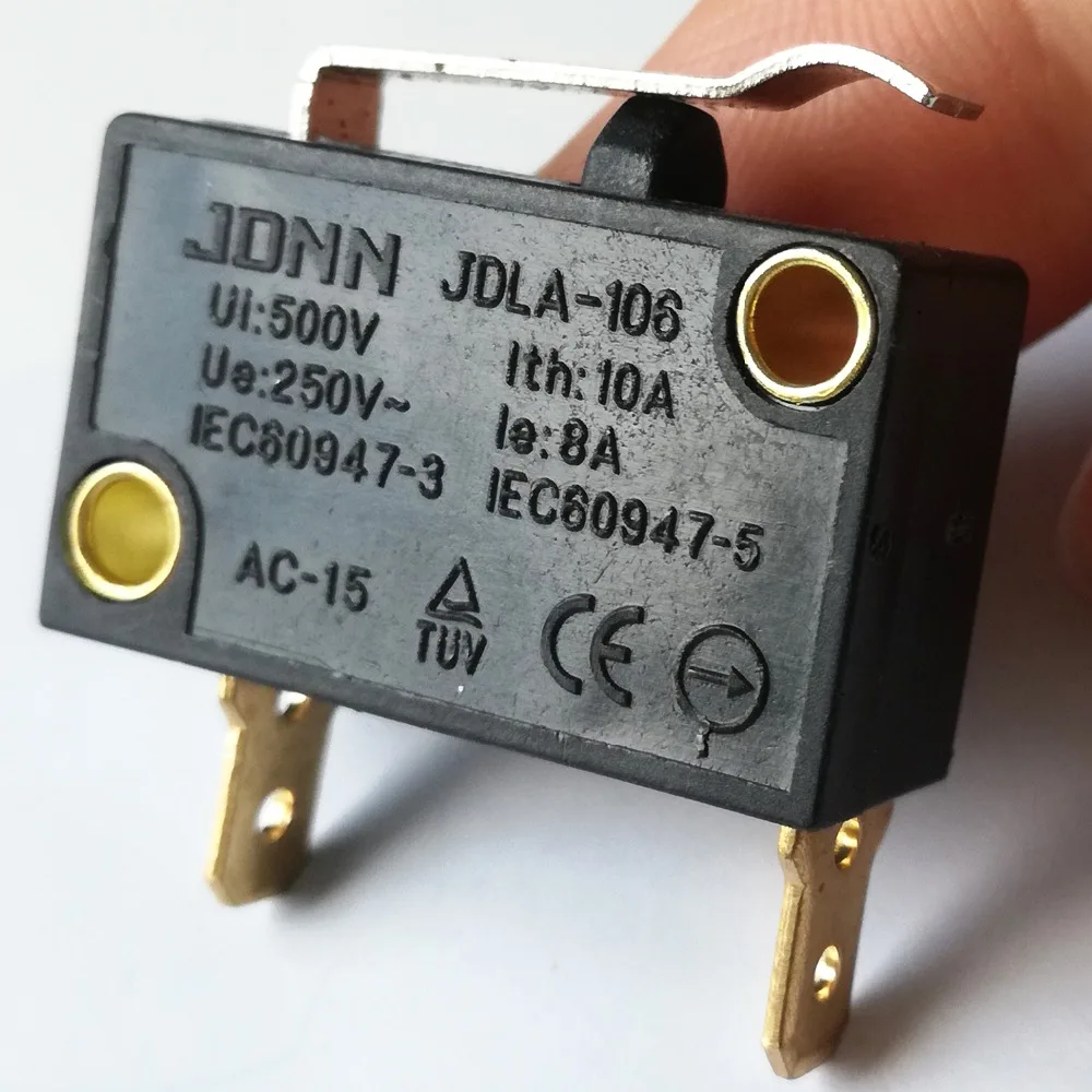 pcs jdnn reta longa alavanca dobrar braço longo elétrica micro interruptores microswitch para equipamentos mecânicos