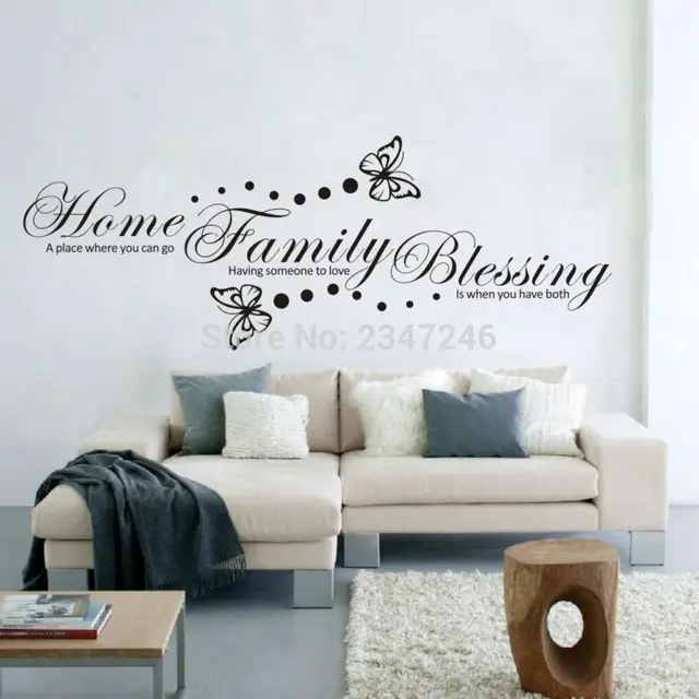 Decorated Letter Home Quotes Wall Sticker Erfly Vinyl Posters Decorated Letter Home Quotes Wall Sticker Erfly Vinyl Posters Decor For House Decoration Warm Decors