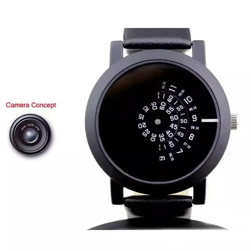 

Fashion Wristwatch For Women Men digital Turntable Watch Couple PU Leather watchband Strap Quartz Simple Clock Wrist watch Gift